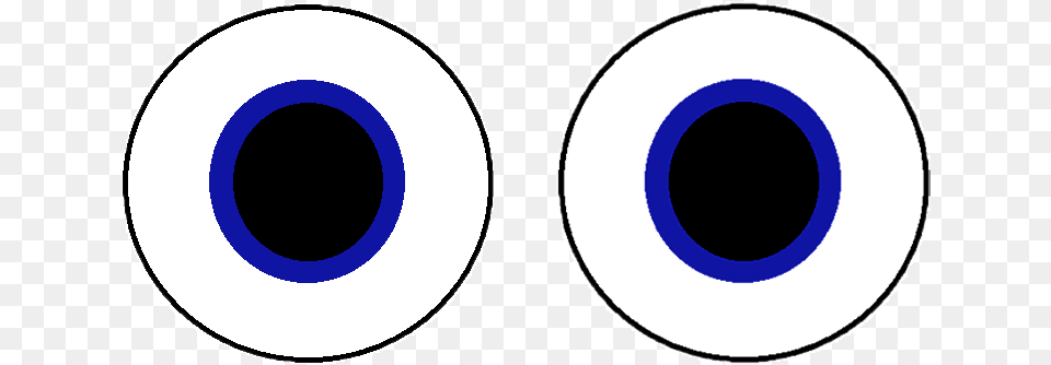 Cartoon Eye Moving Gif, Text, Disk Free Png Download
