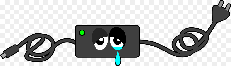 Cartoon Eye Svg Clip Arts Computer Charger Clipart, Adapter, Electronics, Plug Free Png