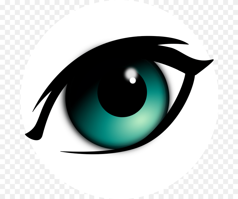 Cartoon Eyes Clipart, Contact Lens, Disk Free Png