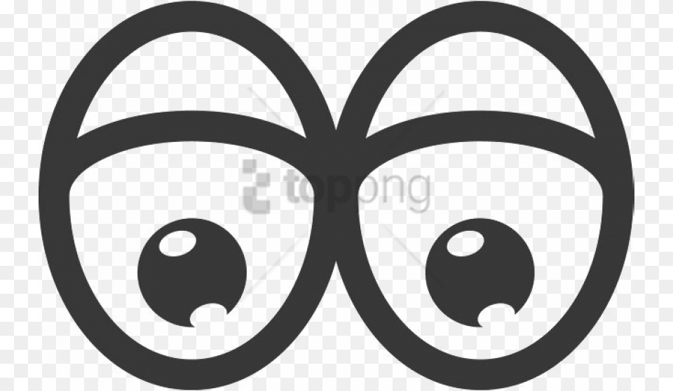 Cartoon Eyes Vector Image With Cartoon Eyes, Logo, Stencil, Symbol, Machine Free Transparent Png