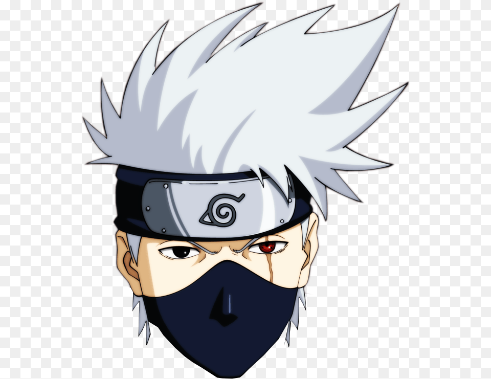 Cartoon Faces Anime Naruto Kakashi Naruto Shippuden Hatake Kakashi, Book, Comics, Publication, Animal Free Transparent Png