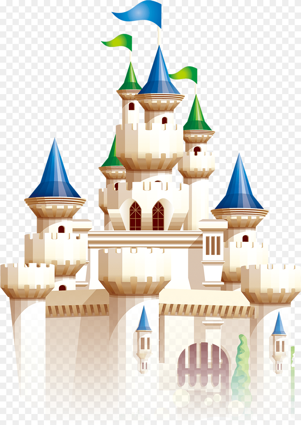 Cartoon Fantasy Fairytale Castle Cartoon Castle, Architecture, Building, Fortress, Spire Free Transparent Png