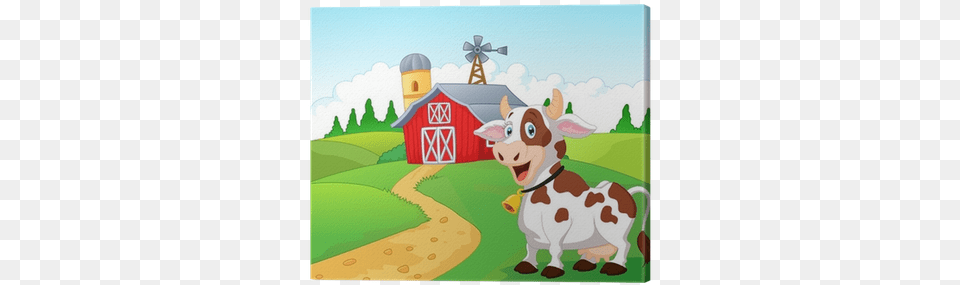 Cartoon Farm, Outdoors, Nature, Countryside, Rural Png