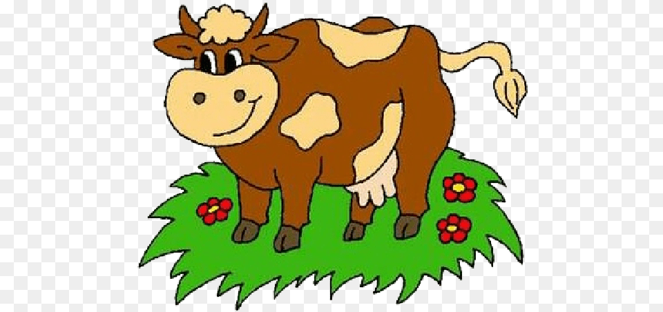 Cartoon Farm Animals Clipart Animals Live In Land Clipart, Animal, Cattle, Cow, Livestock Free Transparent Png