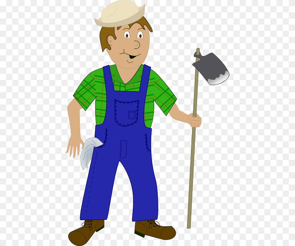 Cartoon Farmer, Baby, Person, Cleaning, Face Free Transparent Png
