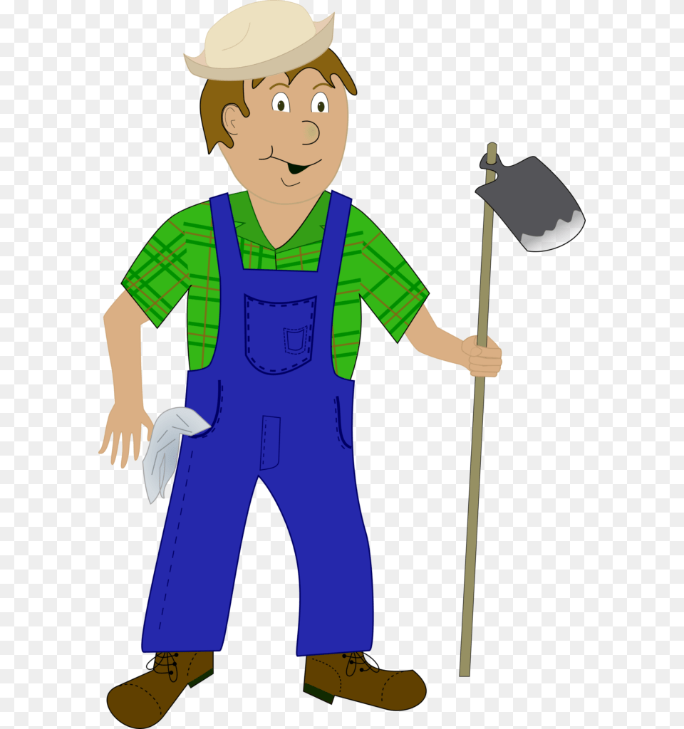Cartoon Farmer Clip Art, Baby, Cleaning, Person, Face Free Png Download