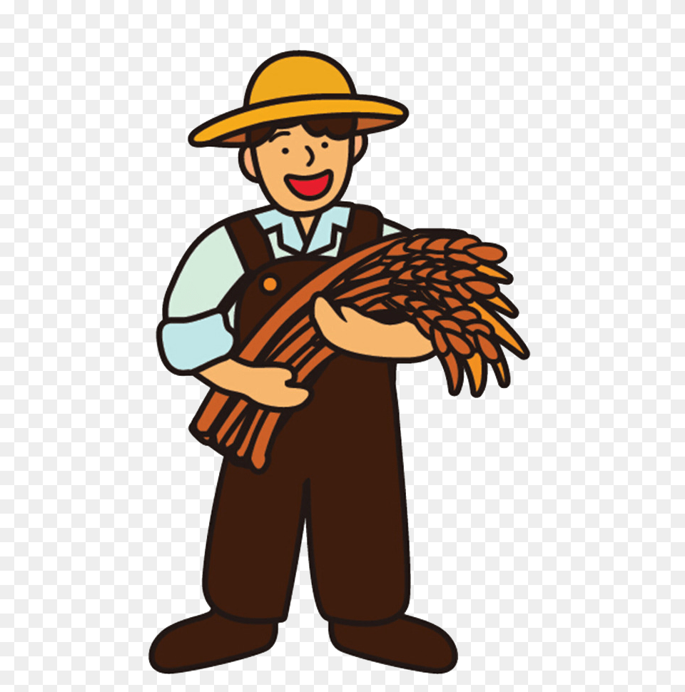 Cartoon Farmer Photo Arts, Clothing, Hat, Person, Face Png
