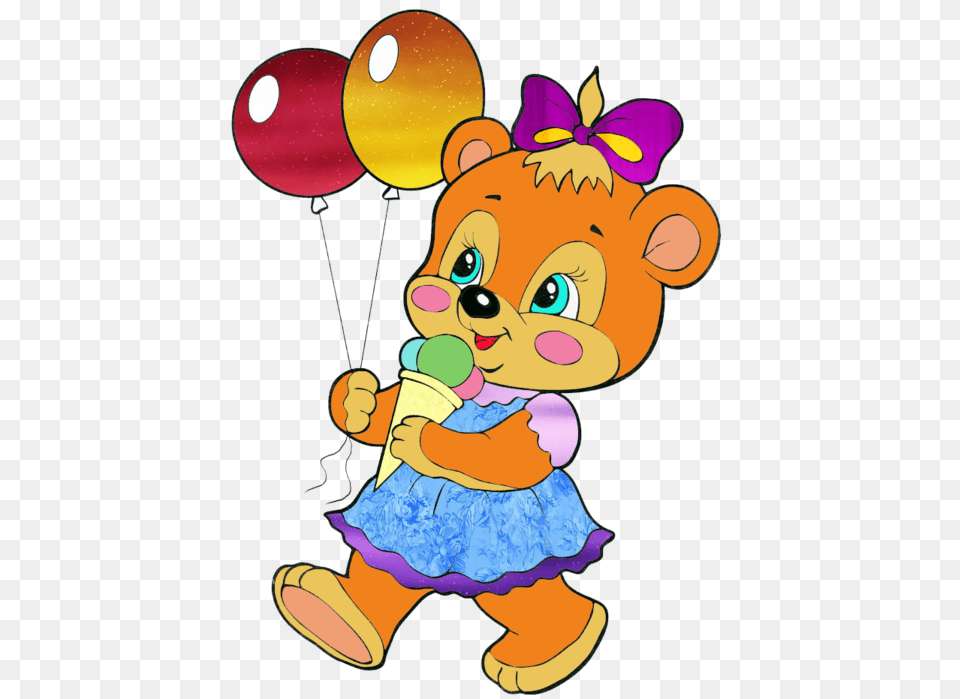 Cartoon Filii Clipart Ositos Clip Art Bear, Balloon, Baby, Person, Face Png Image