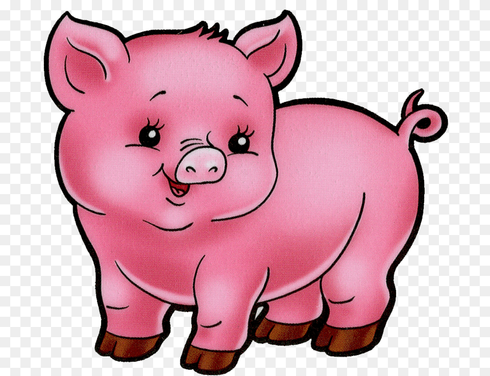 Cartoon Filii Clipart Piggy Clip Art Animal, Mammal, Pig, Hog Free Png Download