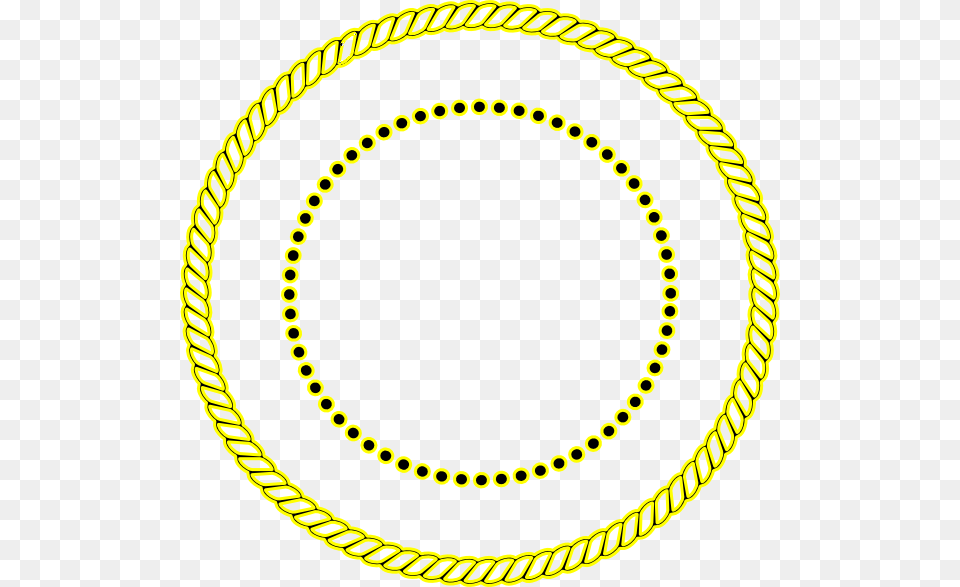Cartoon Fire Border, Rope, Accessories, Jewelry, Necklace Png Image