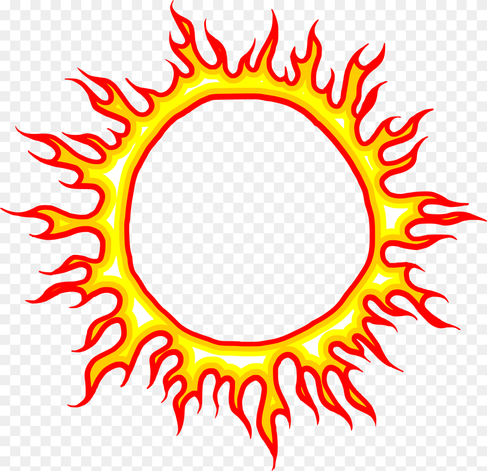 Cartoon Fire Circle Vector Eps Svg Flame Circle, Accessories, Pattern, Fractal, Ornament Free Png Download