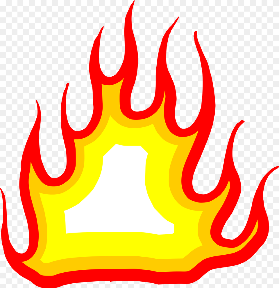 Cartoon Fire Flame Elements Vector Png