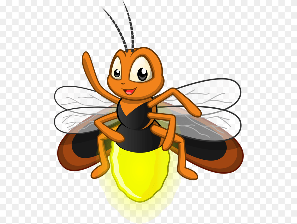 Cartoon Firefly Royalty Illustration Cartoon Firefly, Animal, Bee, Insect, Invertebrate Free Png