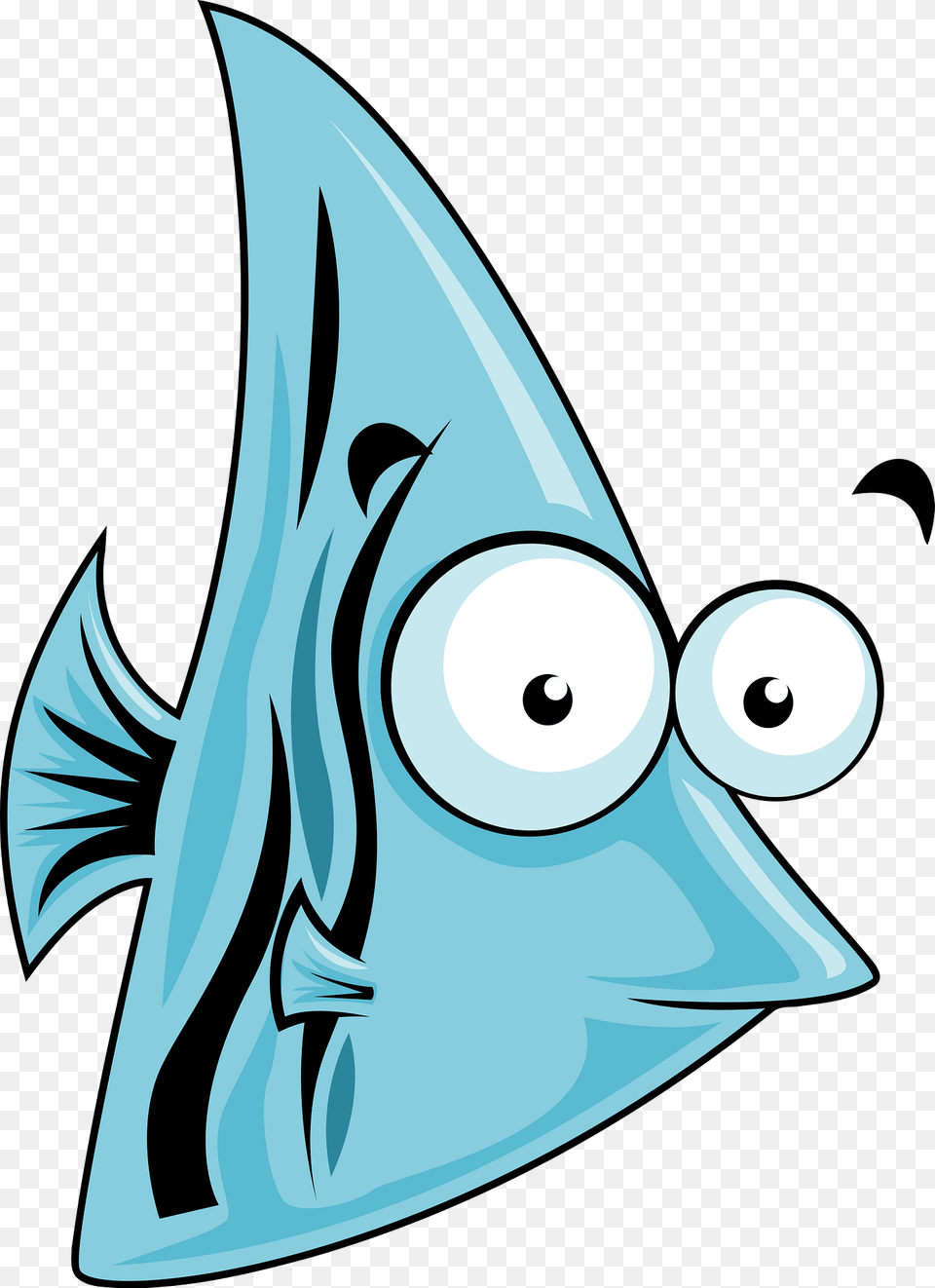 Cartoon Fish Clipart, Animal, Sea Life, Shark, Outdoors Free Png