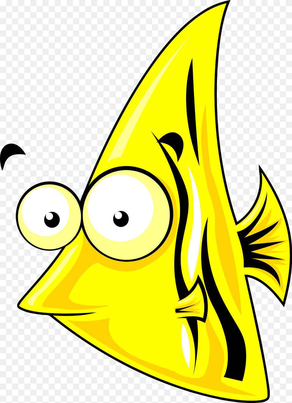 Cartoon Fish Clipart, Angelfish, Animal, Sea Life, Shark Free Png