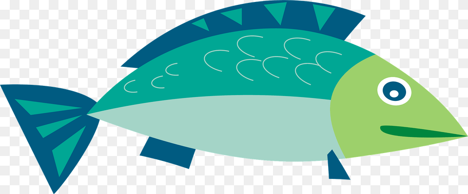 Cartoon Fish Clipart, Animal, Sea Life, Tuna, Bonito Free Png