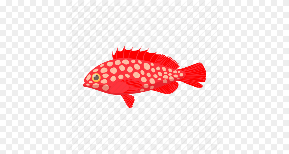Cartoon Fish Fishing Hemichromis Sea Trout Water Icon, Animal, Sea Life Free Transparent Png