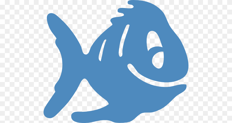 Cartoon Fish Silhouette Clip Art, Animal, Sea Life, Shark Free Png Download