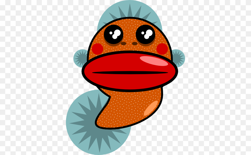 Cartoon Fish With Big Lips Clip Art For Web, Nature, Outdoors, Snow, Snowman Free Png