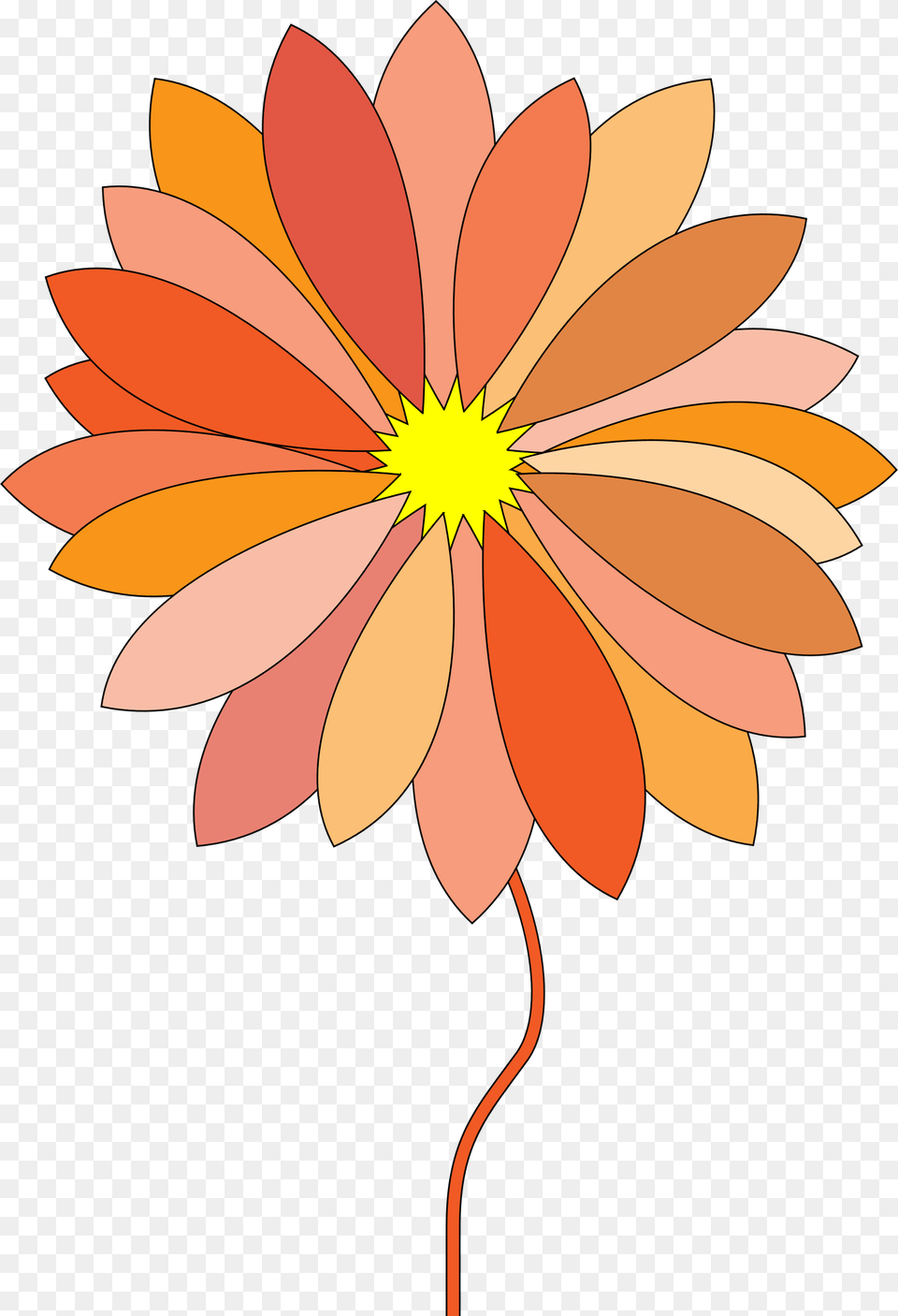 Cartoon Flower Flower Cartoon Gif, Dahlia, Daisy, Petal, Plant Png