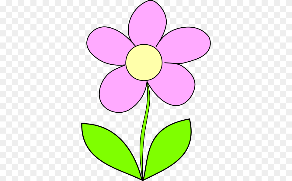 Cartoon Flower With Background, Anemone, Daisy, Plant, Petal Free Transparent Png