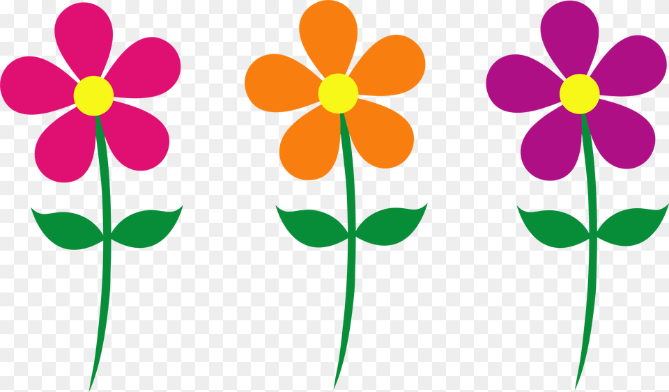 Cartoon Flowers Images Spring Flowers Clipart, Daisy, Flower, Petal, Plant Free Png Download