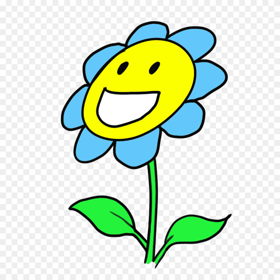 Cartoon Flowers Pictures Group With Items, Flower, Plant, Daisy, Sunflower Free Png