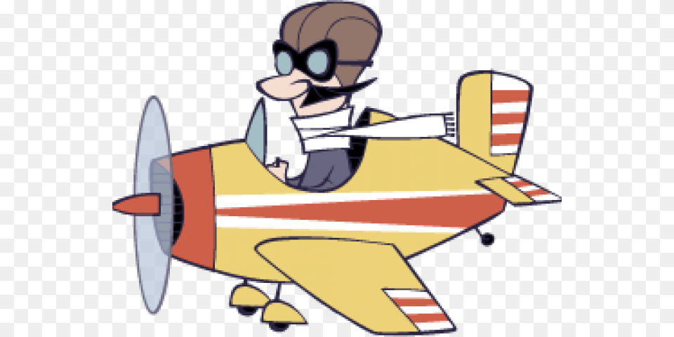 Cartoon Flying Airplane Fly A Plane Cartoon, Person, Aircraft, Vehicle, Transportation Free Transparent Png