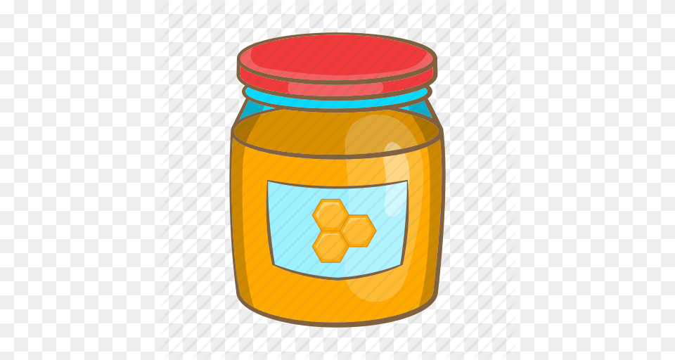 Cartoon Food Glass Honey Jar Sign Sweet Icon Free Transparent Png