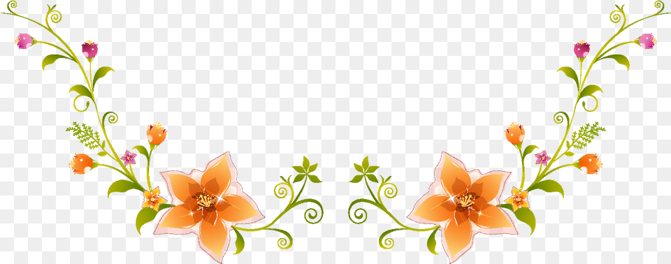 Cartoon Fresh Flower Vine Element Flower Vines, Art, Floral Design, Graphics, Pattern Free Png