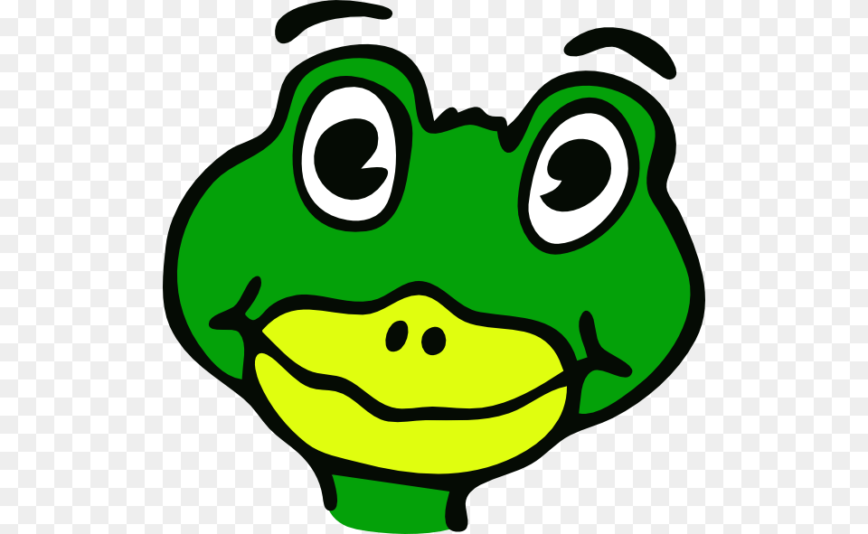Cartoon Frog, Amphibian, Animal, Wildlife, Green Png