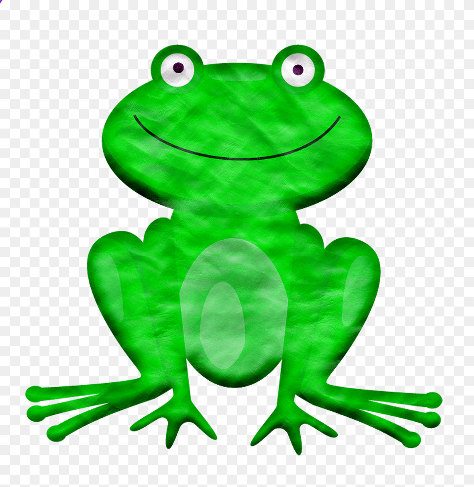 Cartoon Frog Clipart, Green, Amphibian, Animal, Wildlife Free Png Download