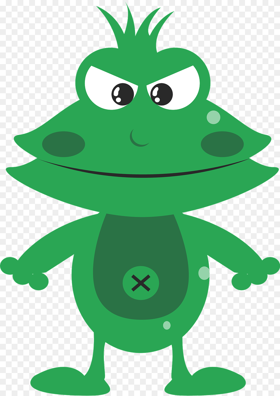 Cartoon Frog Clipart, Green, Animal, Fish, Shark Free Transparent Png