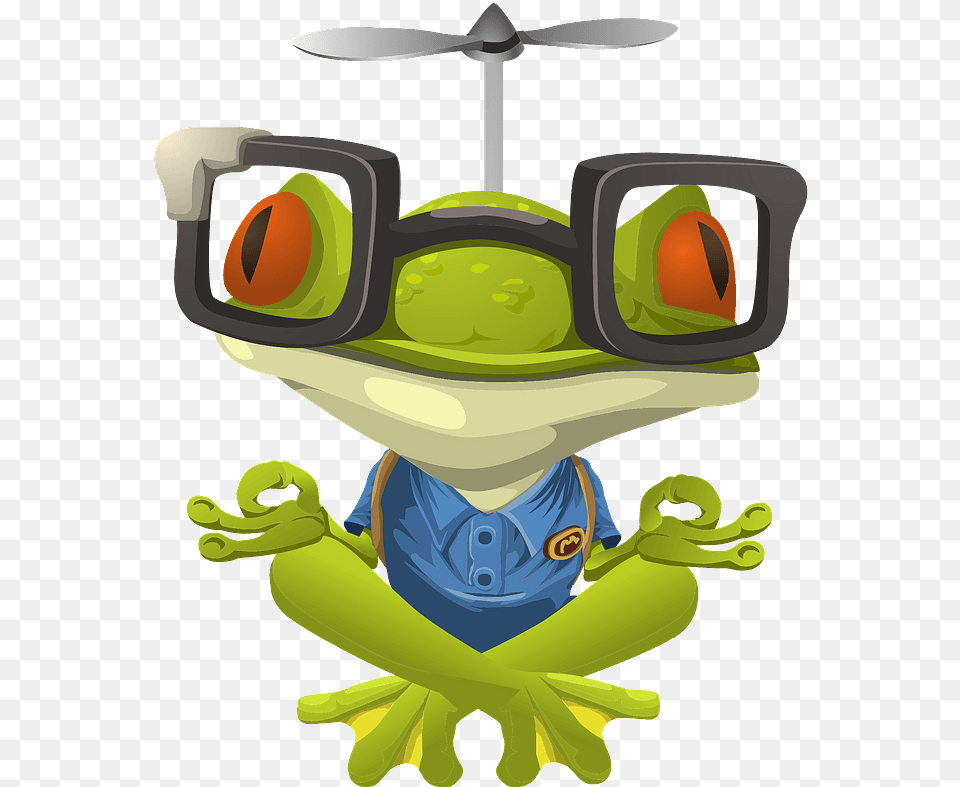 Cartoon Frog Clipart Yoga Frog Clipart Accessories, Goggles, Amphibian, Animal Free Transparent Png
