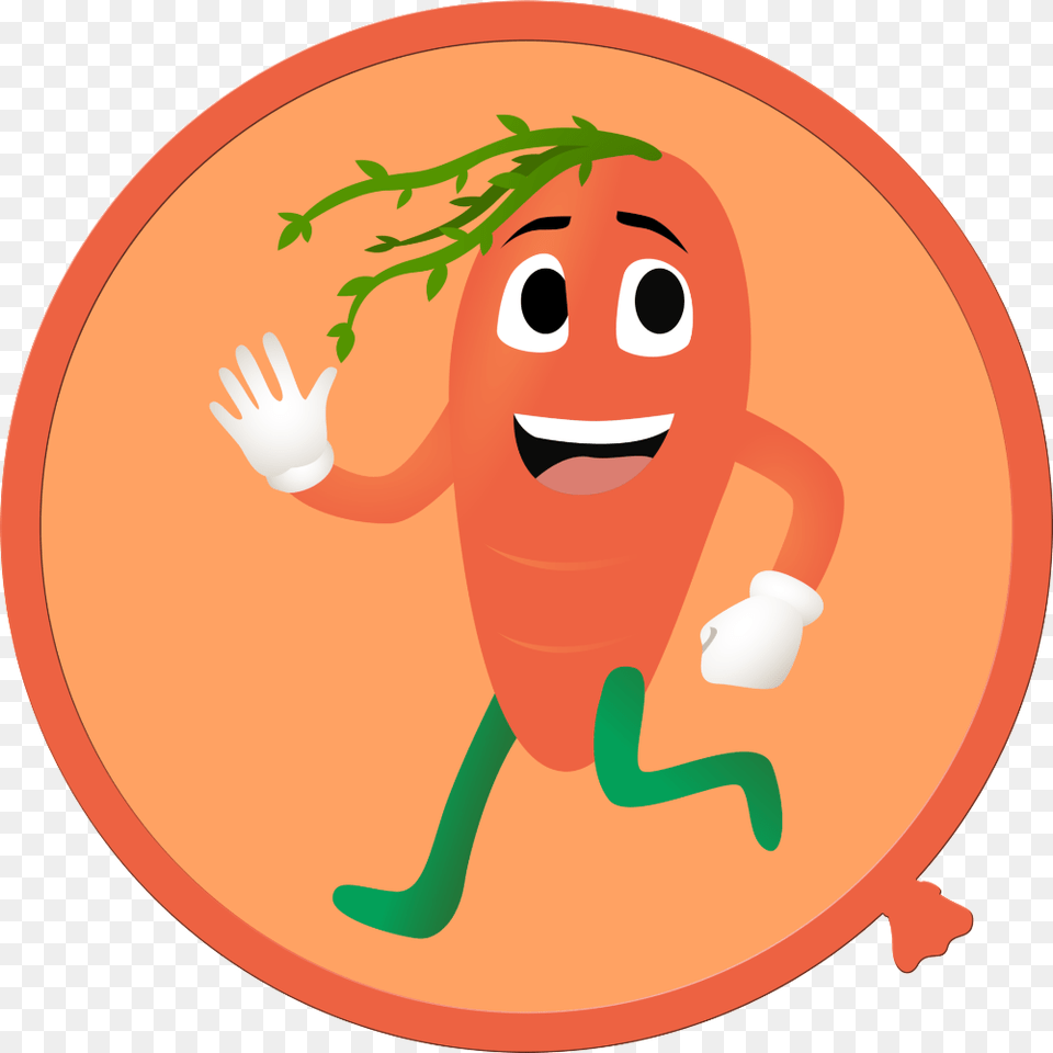 Cartoon Fruit And Vegetable Wall Decals Cartoon, Carrot, Food, Plant, Produce Free Png