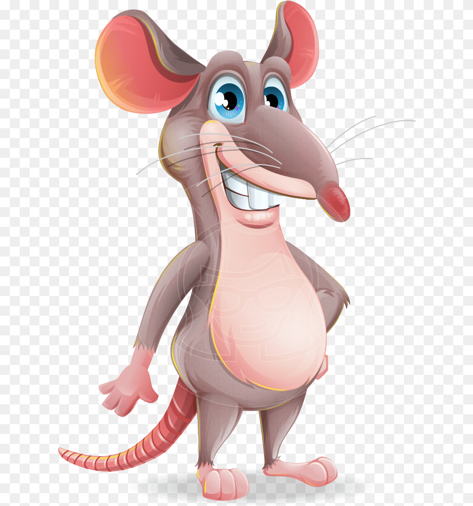 Cartoon Funny Mouse Vector Character Funny Cartoon Characters, Animal, Mammal, Wildlife, Toy Free Transparent Png