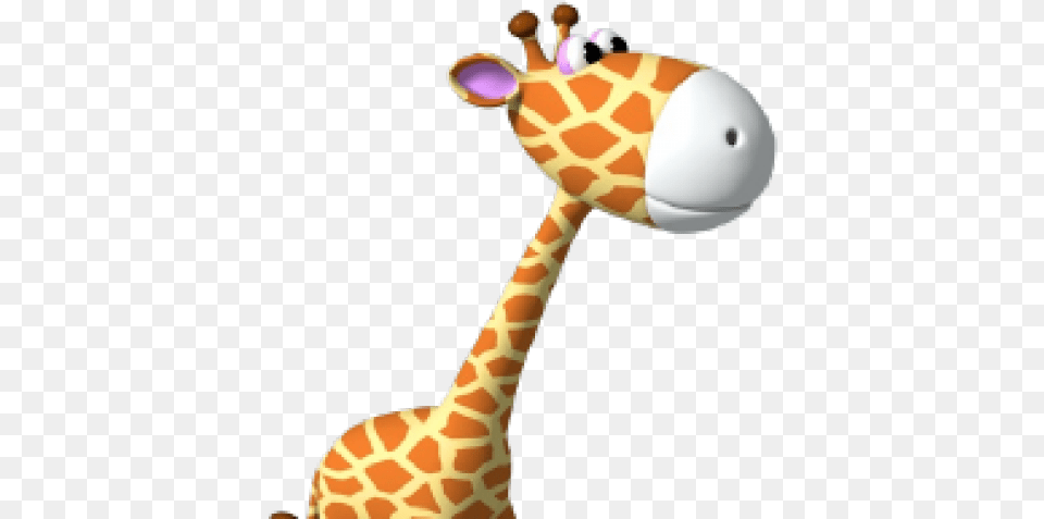 Cartoon Giraffe Background Giraffe On Background Clipart, Animal, Mammal, Wildlife, Toy Free Transparent Png
