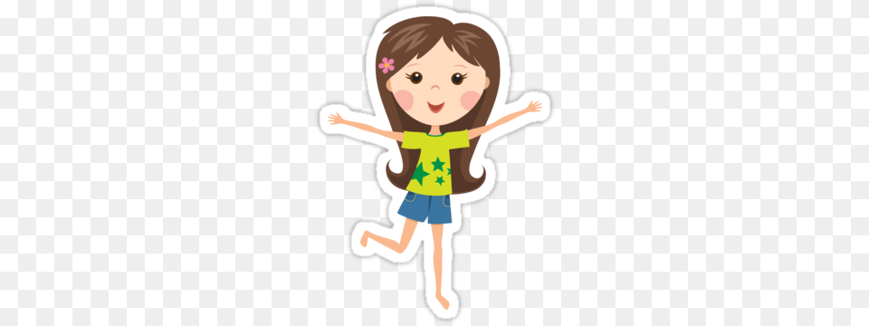 Cartoon Girl, Baby, Person, Face, Head Free Png Download
