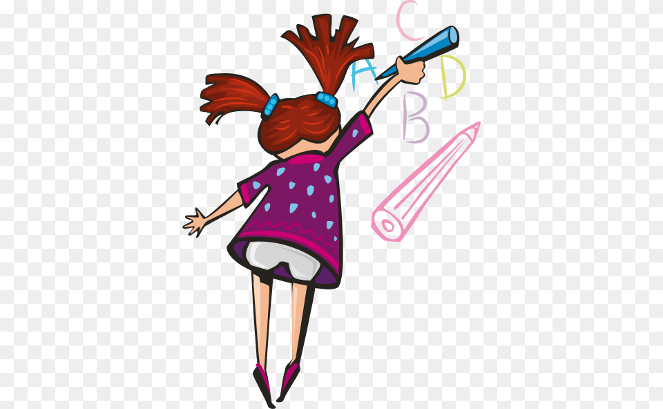 Cartoon Girl Clip Art, People, Person, Baseball, Baseball Bat Free Png Download