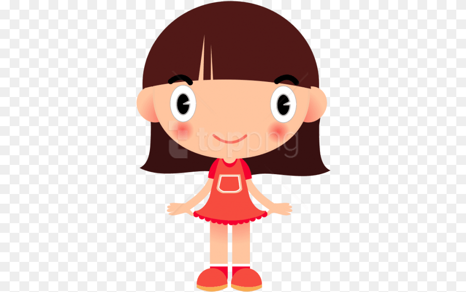 Cartoon Girl Dress Clipart Photo Clipart Girl, Baby, Person, Doll, Toy Free Png