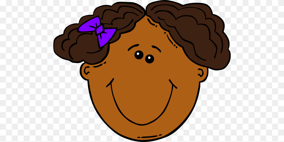 Cartoon Girl Face Clip Art, Vegetable, Produce, Plant, Nut Free Png Download