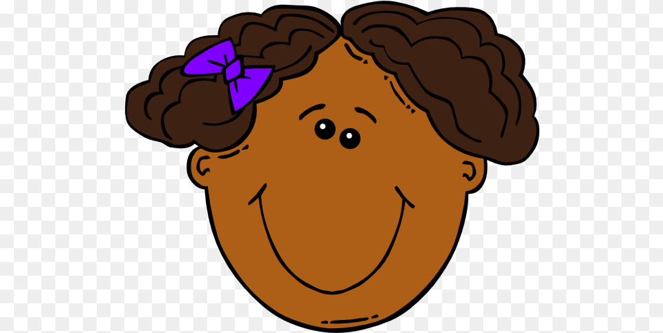 Cartoon Girl Face Clip Art Vector Clip Art Dibujo De Cara De, Vegetable, Produce, Plant, Nut Png