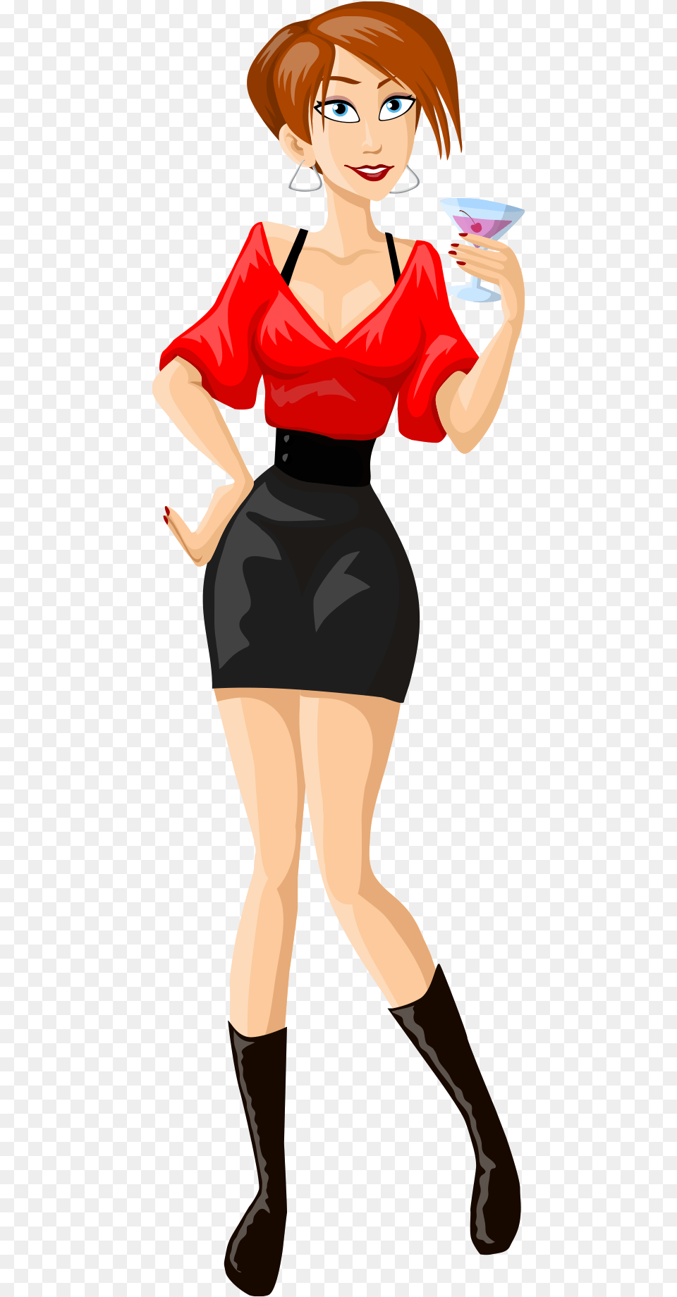 Cartoon Girl Hd, Adult, Publication, Person, Woman Free Transparent Png