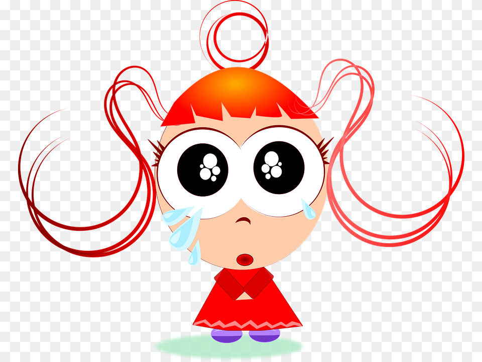 Cartoon Girl Vector Graphic Girls Sad Cartoon Animated Girl Images For Whatsapp, Face, Head, Person, Baby Free Png Download