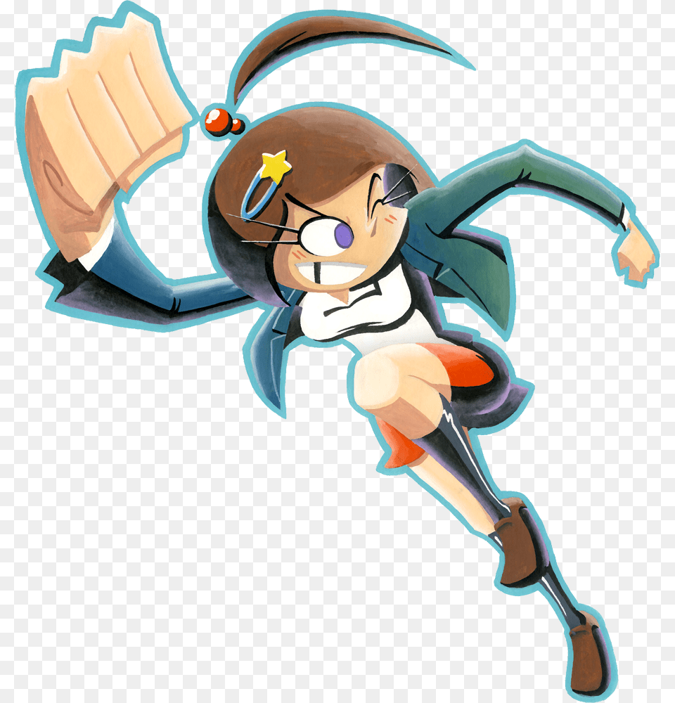 Cartoon Girls Running, Person, Face, Head, Art Png Image