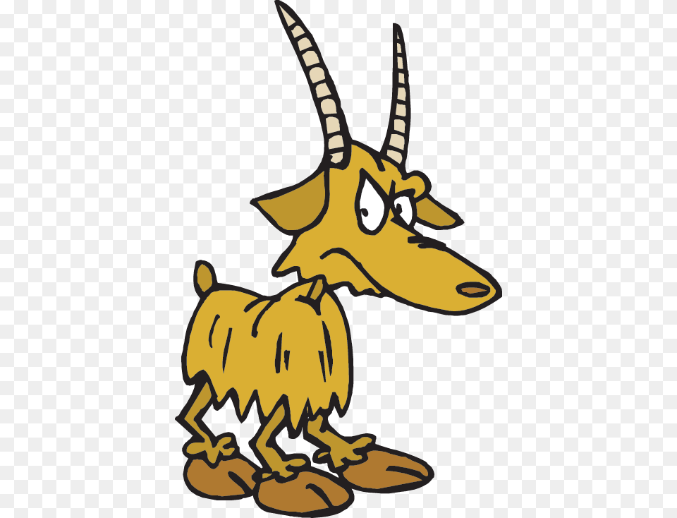 Cartoon Goat, Animal, Mammal, Wildlife, Antelope Free Png