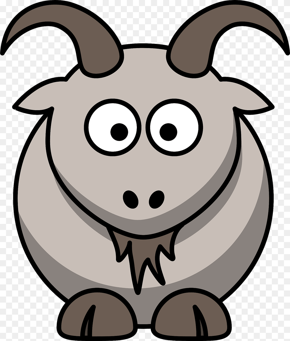 Cartoon Goat Clipart, Ammunition, Grenade, Weapon, Animal Png Image