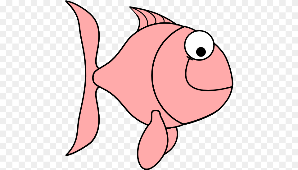 Cartoon Goldfish With Transparent Background, Animal, Sea Life, Fish, Shark Png