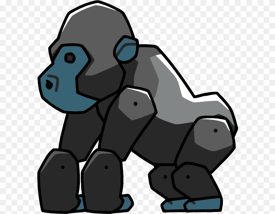 Cartoon Gorilla Gorilla Gif, Animal, Ape, Mammal, Wildlife Free Transparent Png