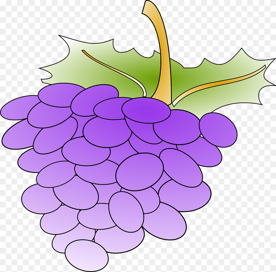 Cartoon Grapes, Food, Fruit, Plant, Produce Free Png